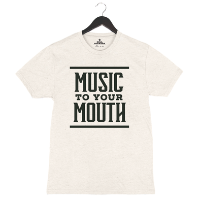 Music To Your Mouth - Unisex/Men’s Crew - Oatmeal 