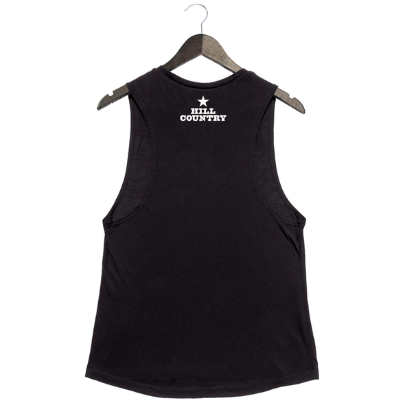 Music To Your Mouth - Womens Muscle Tank - Black 
